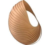 Applique murale en bois, style moderne minimaliste, source lumineuse LED, un diamètre de 30 cm