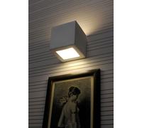 Applique Murale En Céramique Peignable Blanche Carrée