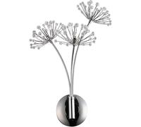Applique Murale en Cristal Pissenlit, Lampe Murale Moderne en Acier Inoxydable, Style Feu d'artifice, Luminaire De Salon, pour Chambre, Restaurant, Escalier.