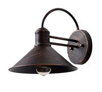 Applique murale en fer lanterne rustique extérieure étanche à tête unique lampe murale extérieure E27 antique décorative moderne villa applique murale décoration de jardin clôture porte patio cour
