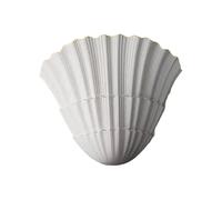 Applique murale en gypse coquillage Lampe murale vintage en forme de coquille Décorations murales élégantes Luminaire mural for chambre à coucher Salle à manger Escalier Couloir Couloir(23.6cm)