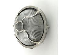 Applique Murale En Laiton Et Verre D: 17,5 Cm Petite Ronde IP64 E27 Maritime