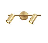 Applique Murale en Laiton, Lampe Frontale à Miroir en cuivre, Applique Murale LED Moderne avec Fonction de réglage à 360°, éclairage d'intérieur, Style Industriel Minimaliste pour Coiffeuse