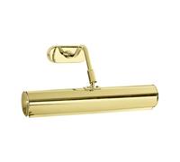 Applique murale en laiton poli L : 30 cm orientable 2x E14 Lampe à tableau Applique murale intérieure salon couloir éclairage