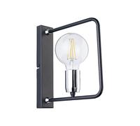 Applique Murale En Métal Graphite Moderne E27 Décorative ILYANA Pour Couloir