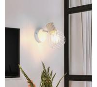 Applique murale en métal luminaire spot en bois design d'éclairage de chambre à coucher mobile