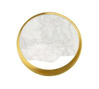Applique Murale Design "Effet Marbre" 24cm Or