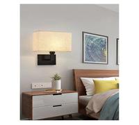 Applique Murale en Tissu Style Nordique Moderne, Style Chinois, luminaire décoratif d'intérieur, idéal pour Une Chambre à Coucher, Un escalier ou Un hôtel
