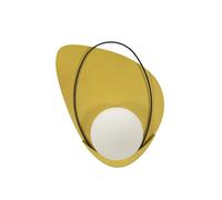 Applique Murale en Verre "Circly" 32cm Or