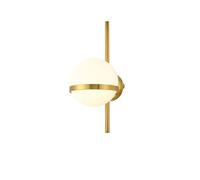 Applique murale en verre créative simple, luminaire mural nordique moderne, lampe murale à LED créative de lune pour chambre à coucher, salon, salle d'étude, salle à manger, escaliers, porche,