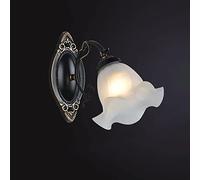 Applique Murale En Verre De Lampe De Mur De Fleurs Vintage De Style Européen, Applique Murale De Décoration Rétro Appliques Murales En Métal, Pour Lampes De Restaurant De Salon De Chevet D'hôtel