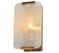 Applique Murale en Verre, éclairage Moderne, culot E14, Lampe Murale en Verre pour Chambre, Base en Fer