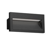 Applique murale encastrée à LED NOLA Downlight pour extérieur IP54 noir mat [EEK: G]