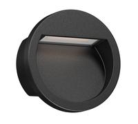Applique murale encastrée à LED NOLA Downlight pour extérieur IP54 noir mat [EEK: G]