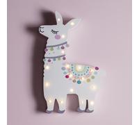 Applique Murale Enfant Lama Del Rey en Bois à Piles