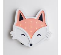 Applique Murale Enfant Mr Fox en Bois à Piles