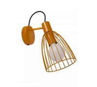 Applique Murale Enfant Ocre Jaune B:15 Cm E27 Ludique Spot Lampe Garçons Filles