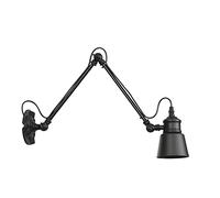 Applique Murale européenne E27 LED en Fer et métal, Style loft Industriel Antique, Bras Long pivotant, Style rétro Vintage, Applique Edison, Compatible avec Chambre à Coucher, Chevet, Lecture, St