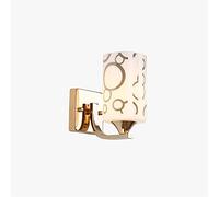Applique Murale européenne LED en Fer forgé avec Abat-Jour en Verre Transparent - pour Chambre à Coucher, Salon, Couloir, allée, Cage d'escalier, Applique Murale de Chevet