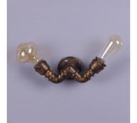 Applique murale européenne Loft Antique Rétro Industriel Tuyau D'eau Lampe Murale En Métal Edison Lampes Murales Lampe De Nuit À Économie D'énergie,Éclairage intérieur