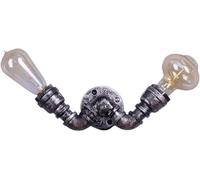 Applique murale européenne Loft Antique Rétro Industriel Tuyau D'eau Lampe Murale En Métal Edison Lampes Murales Lampe De Nuit À Économie D'énergie,Éclairage intérieur