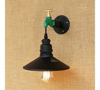 Applique murale européenne rétro fer métal applique industrielle -intage conduites d'eau applique murale bar restaurant salle à manger café art lanterne restaurant nostalgique abat-jour en fer