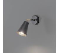 Applique murale Evander Opviq, dimmable, noir, Salon / Salle à manger, Métal, Applique Murale
