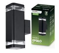 Applique murale ext?rieure, luminaire de jardin, montage en saillie, 2 LED GU10,
