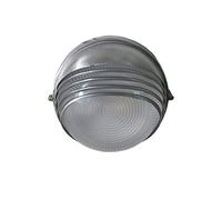 Applique Murale Exterieur Industrielle, Vintage Hublot Éclairage Luminaire IP45 Imperméables Lampe de Bateau Rétro Marine Nautique Lumière pour Couloir Patio Terrasse Balcon Véranda Garage,Argent