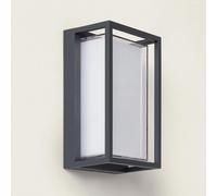 Applique Murale Extérieur Led À Double Diffuseur Sélectionnable Calysta 12 W En Aluminium Cct Anthracite