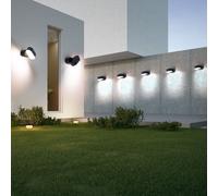 Applique Murale Extérieur Luminaire de Façade Pivotant LED Terrasses 6er Set