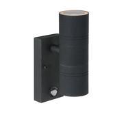 Applique Murale Extérieur Mouvement Acier Noir GU10 Hauteur : 22 CM Wandleuchte