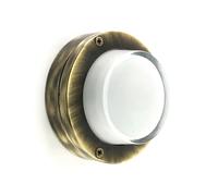 Applique Murale Extérieur Petit D:14 CM Rond IP64 Laiton Glas G9 Maritim Balcon
