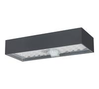 Applique murale extérieur solaire grise LED Luceco avec détecteur 4000K IP65 800lm