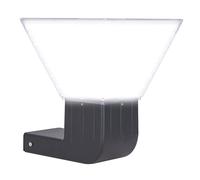Applique murale extérieur solaire noire LED Luceco à intensité variable IP44 300lm