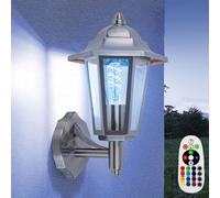 Applique Murale Extérieur Télécommande Jardin Variateur de Couleur RGB LED H