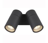 Applique Murale Extérieur Terrasses Verre 2 à Feux Spot Mural Pivotant