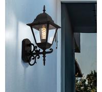Applique Murale Extérieur Wandleuchte Terrasses Lanterne Alu Verre Balcon LED
