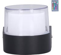 Applique murale extérieure 5W RGB Télécommande LED étanche pour chambre à coucher salon extérieur AC85?265V