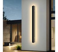 Applique murale extérieure à longue bande Applique murale extérieure 180 cm Applique murale LED moderne à intensité variable étanche antirouille Luminaires muraux rectangulaires extérieurs pour porc
