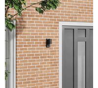 vidaXL Applique murale extérieure en acier inoxydable et verre