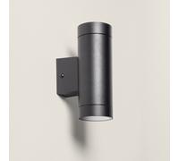 Applique Murale Extérieure Aluminium Double Éclairage Noire Oakham