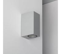 Applique Murale Extérieure Aluminium Miseno Argentée Éclairage Double Face