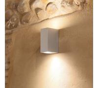 Applique Murale Extérieure Aluminium Miseno Argentée Éclairage Double Face