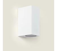 Applique Murale Extérieure Aluminium Miseno Blanche Éclairage Double Face