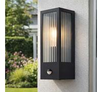 Applique Murale Extérieure Avec Détecteur De Mouvement Éclairage De Façade Noir