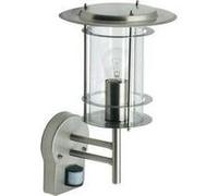 Applique murale extérieure avec détecteur de mouvements Brilliant York 44797/82 E27 60 W acier inoxydable G