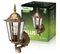 Applique murale extérieure BELLIS LUMILED E27 à LED avec détecteur de mouvement