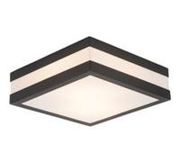 Applique murale extérieure - BRILLIANT - MATTEO - Acier inoxydable et plastique - Anthracite et blanc - E27 - 2 x 40 W IP44 Incolore G