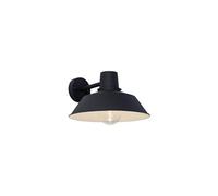 Applique extérieure descendante HUMPHREY - BRILLIANT - coloris anthracite - métal/verre E27 1x60W